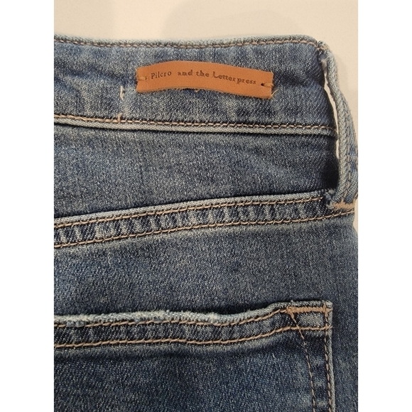 Anthropologie Pilcro and the Letterpres High-rise Sequin Flare Jeans size 27 - Picture 11 of 12